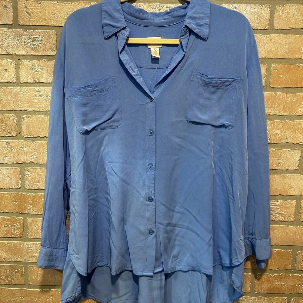 Chicos - Blue - Button Down - Nwot - image 1